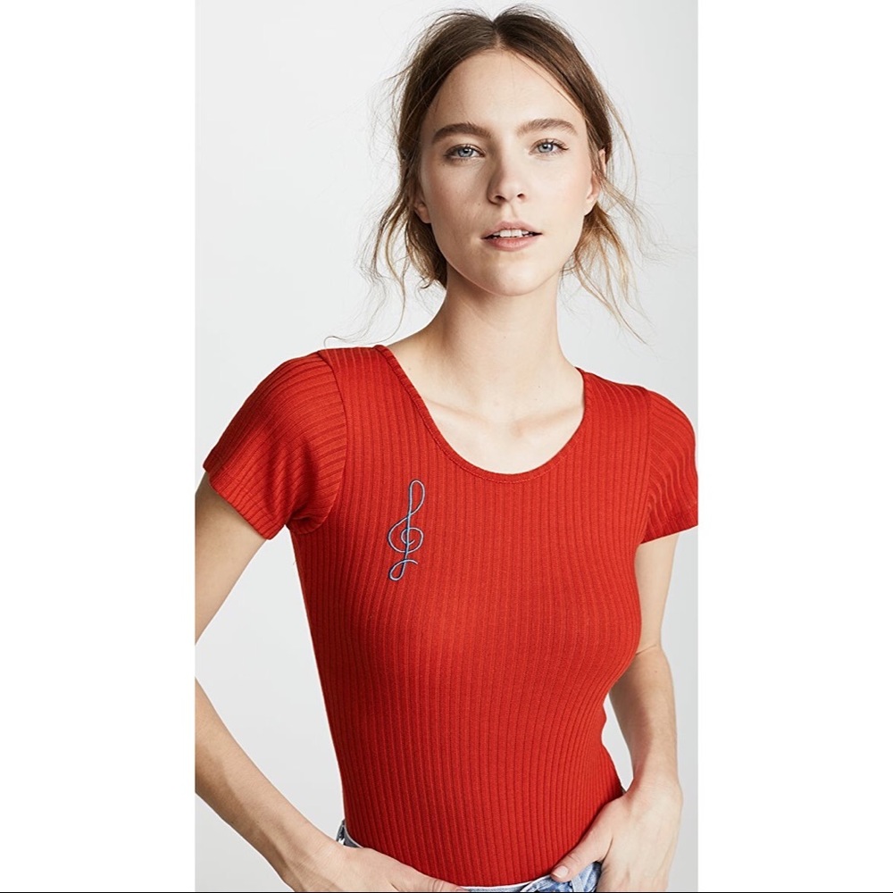 Samantha Pleet Scarlet Treble Bodysuit